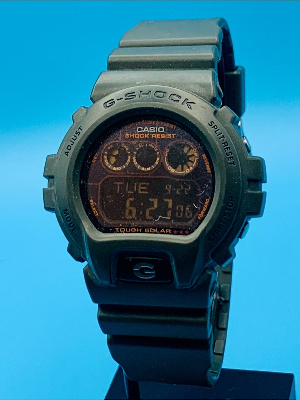 CASIO G-SHOCK TOUGH SOLAR G-6900KG(3180) Men's Digital Watch Army Green Working